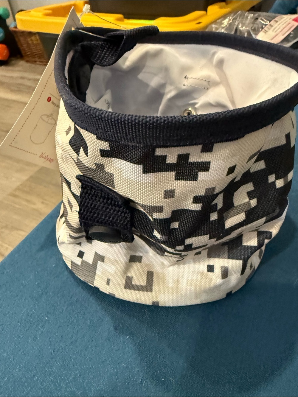 thirty-one Black & White Digital Camo Fabric Storage Bin